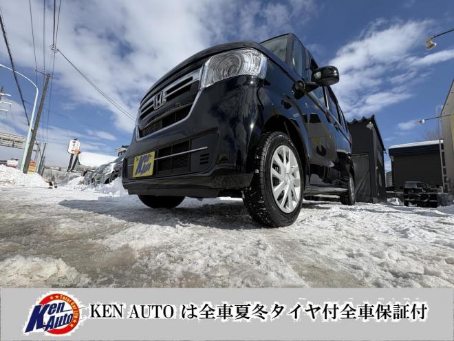 N-BOXN-BOX 4WD L寒冷地仕様　管理車両　ワンオーナー　右パワースライドドアOP LED ＶＳＣ　ブレーキアシスト　８インチナビブルートゥース　純正エンジンスタート　シートヒーター　バイザー　ドラレコ付 4WD 660 5Dr