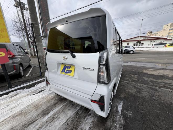 タントTANTO CUSTOM 4WD　X (禁煙車）ワンオーナー　寒冷地仕様　ワンタッチ両パワースライドドア　エンジンスタータ　ブルートースフルセブナビ　バックカメラ　ドラレコ　ハーフレザーシート　ETC　LED シートヒーター　夏タイヤ付　エンジンオイル交換 4WD 660 5Dr