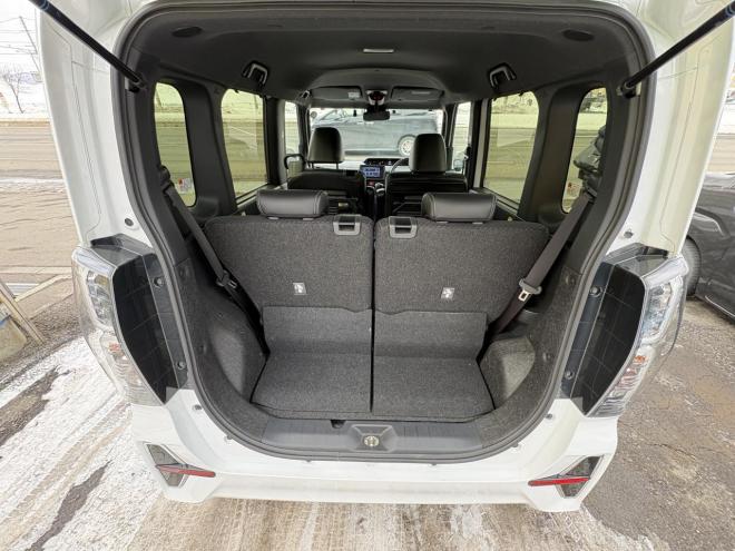 タントTANTO CUSTOM 4WD　X (禁煙車）ワンオーナー　寒冷地仕様　ワンタッチ両パワースライドドア　エンジンスタータ　ブルートースフルセブナビ　バックカメラ　ドラレコ　ハーフレザーシート　ETC　LED シートヒーター　夏タイヤ付　エンジンオイル交換 4WD 660 5Dr