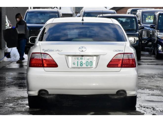 クラウンロイヤルエクストラQパッケージ　４ＷＤ　フルエアロ　アスリート用１８インチアルミ　シートカバー