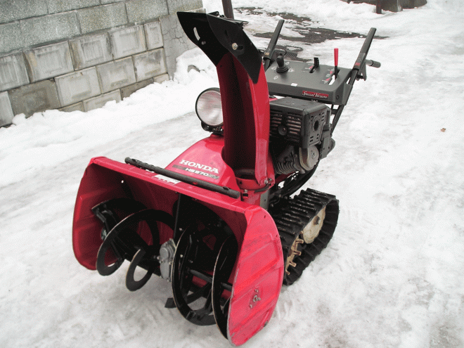 除雪機ホンダ　9馬力除雪機　ＨＳ－970ＳＶ　電動シューター　２段シューター