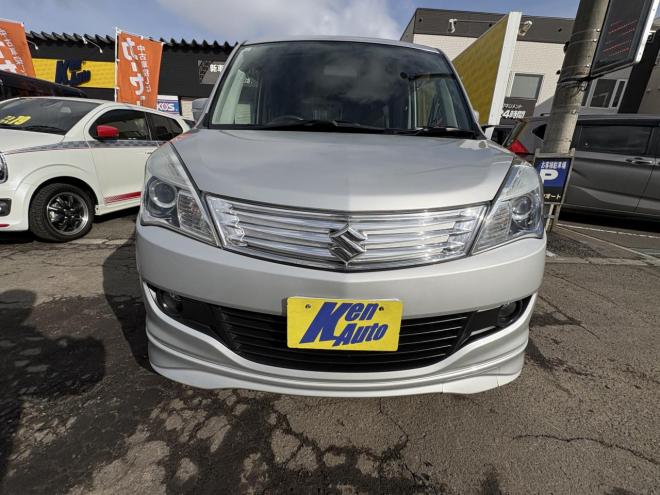 ソリオSORIO 4WD S　寒冷地仕様　両側パワースライドドア　HID ＶＳＣ　純正エアロ　リアスポ　Bluetoothフルセグナビ　バックカメラ　　エンジンスターター　アルミ　スタットレスＶＲＸ３　夏タイヤ付　エンジンオイル交換　禁煙車 4WD 1200 ５Dr