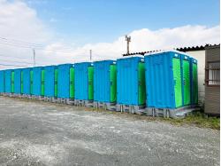 仮設トイレ&nbsp;&nbsp;中古　簡易水洗トイレ　シングル... 中古　簡易水洗トイレ　シングル　仮設資材