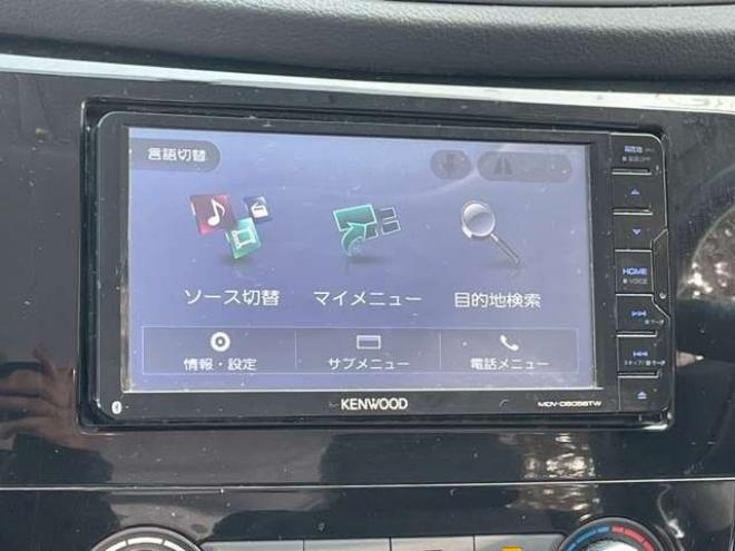 エクストレイル2.0 20S 2列車 4WD　ETC　パワステ　パワーウィンドウ　ABS　アイドリングストップ　エアコン　ナビ　キーレスエントリー　寒冷地仕様 2000