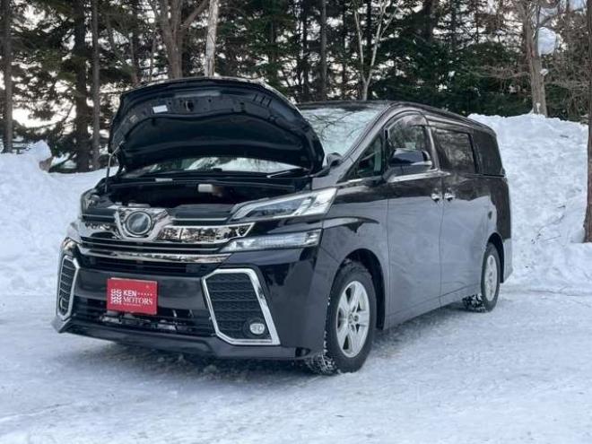 ヴェルファイア2.5 Z Gエディション 4WD　クルーズコントロール　アイドリングストップ　ABS　エアコン　パワステ　パワーウィンドウ　スマートキー　キーレス　オットマン　電動シート　3列シート　両側電動スライドドア　アルミホイール　MTモード 2500