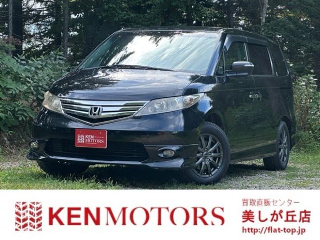 エリシオン2.4 G エアロ HDDナビスペシャルパッケージ 4WD　ABS　バックカメラ　盗難防止装置　エアコン　パワステ　パワーウィンドウ　HDDナビ　ETC　キーレス　3列シート　両側電動スライドドア　アルミホイール　DVD再生　CD　フォグランプ 2400