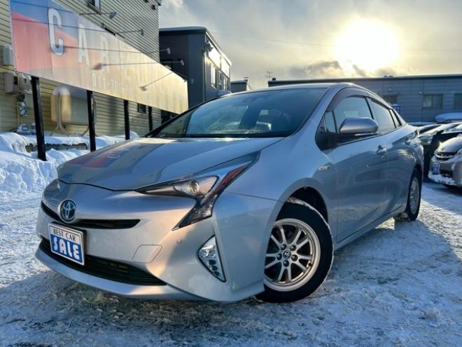 プリウス1.8 S E-Four 4WD　ナビ　TVバックモニター 1800