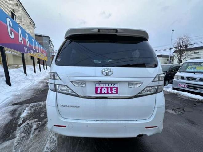 ヴェルファイア2.4 Z 4WD　両側パワースライドドア　ナビ　バックカメラ　ETC　純正アルミホイール夏　コーナーセンサー　横滑り防止装置　プッシュスタート 2400