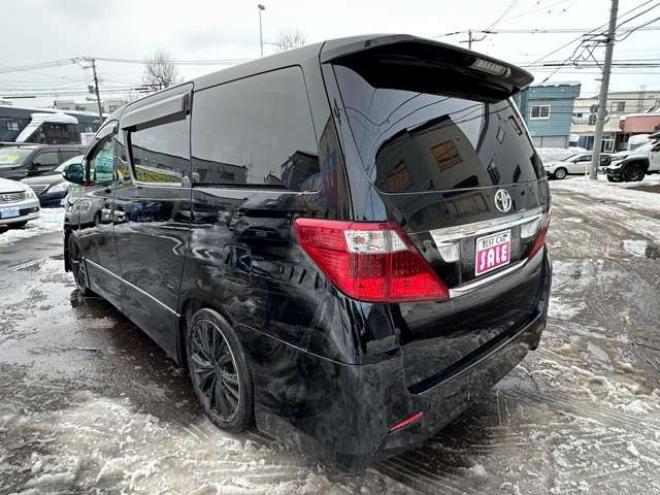 アルファード2.4 240S 4WD　片側パワースライドドア　社外ナビ　地デジ　ビルトインETC　横滑り防止装置　コーナーセンサー　社外19インチアルミホイール夏　プッシュスタート 2400