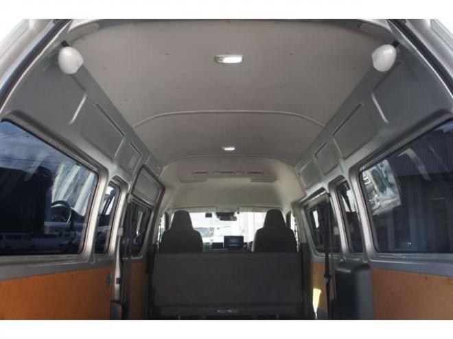 ハイエースバン2.8 DX ワイド スーパーロング ハイルーフ GLパッケージ ディーゼルターボ 4WD　1オーナー　アルパイン11インチナビTV　パノラミックビューモニター　ドラレコ　ワークエクストラップ17インチAW　415コブラフロントスポイラー　リアヒーター&エアコン　LEDヘッドライト　フォグ ETC 2800