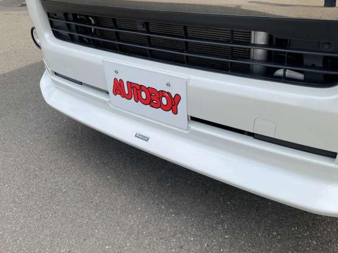 ハイエースバン2.8 スーパーGL ダークプライムII ロングボディ ディーゼルターボ 4WD　モデリスタフロントスポイラー　ワーク18インチAW　8インチナビTV 両側電動パワースライドドア 415COBRAフラットキット(ベッドキット) 2800