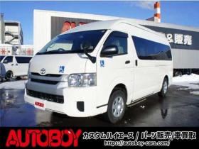 レジアスエース　2.7 ウェルキャブ Bタイプ スーパーロング 4WD　ワンオーナー　純正メモリーナビTV　Bカメラ　車いす移動車　車いす2基固定装置付き　9人乗り　リア電動リフト　寒冷地仕様 福祉車両 2700