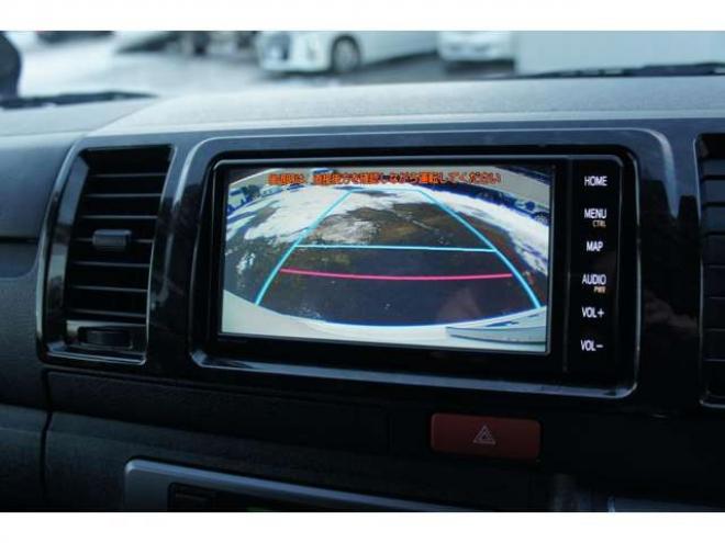 レジアスエース2.8 スーパーGL ダークプライムII ロングボディ ディーゼルターボ 4WD　ワンオーナー　TRDフロントスポイラー　TRD　TF7Aアルミホイール　両側パワースライドドア　リアヒーター　純正ナビ　フルセグ　Bluetooth　レーダーブレーキ　荷室ダウンライト　車線逸脱警報 2800