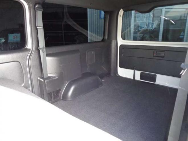 レジアスエース2.8 スーパーGL ダークプライムII ロングボディ ディーゼルターボ 4WD　ワンオーナー　TRDフロントスポイラー　TRD　TF7Aアルミホイール　両側パワースライドドア　リアヒーター　純正ナビ　フルセグ　Bluetooth　レーダーブレーキ　荷室ダウンライト　車線逸脱警報 2800