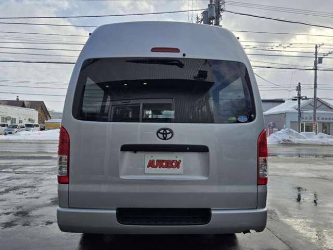 ハイエースバン2.8 DX ワイド スーパーロング ハイルーフ GLパッケージ ディーゼルターボ 4WD　COBRA丸目ヘッドライトKIT　SAFARIフロントスポイラー　リアヒーター&クーラー　キーレス　純正ナビ　ワンセグTV　Bカメラ　オートマチックハイビーム　横滑り防止　車線逸脱　衝突被害軽減　ETC　電動格納ミラー 2800