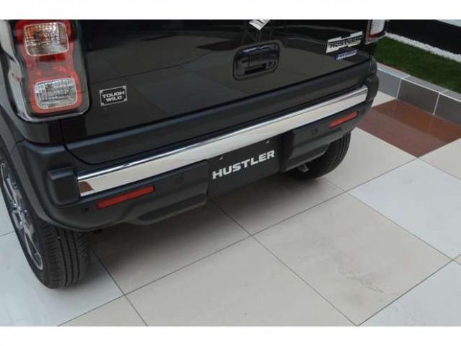 ハスラータフワイルド 4WD　ワンオーナー特別仕様車ハイブリッド4WDセーフティサポート搭載アイドリングストップデュアルカメラブレーキサポート後退時ブレーキサポート横滑り防止装置ハイビームアシストLEDアダプティブクルーズコントロール 660