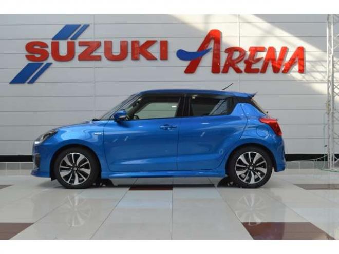 スイフト1.2 ハイブリッド RS セーフティパッケージ装着車 4WD　ワンオーナー車ハイブリッド4WDパドルシフトセーフティサポート搭載アイドリングストップ全方位モニター付8インチナビTVバックカメラLEDライトアダプティブクルーズコントロールドラレコ 1200