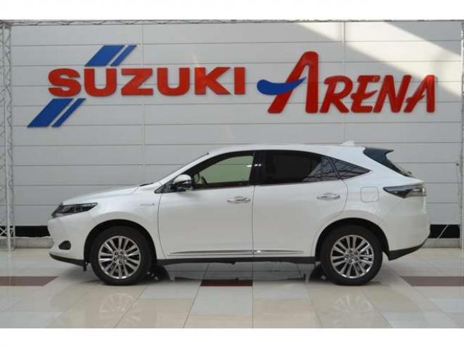 ハリアー2.5 ハイブリッド E-Four プレミアム アドバンストパッケージ 4WD　ワンオーナー車プリクラッシュセーフティ横滑り防止装置ハーフレザーシート全方位モニター付8インチナビ純正ナビTVバックカメラLEDライトETCクルーズコントロールパワーバックドア 2500