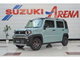 ハスラー　タフワイルドターボ 4WD　届出済未使用車ハイブリッド4WDセーフティサポート搭載スズキコネクト対応通信機装着車全方位モニター9インチナビTVバックカメラアダプティブクルーズコントロールハイビームアシストLEDライト 660