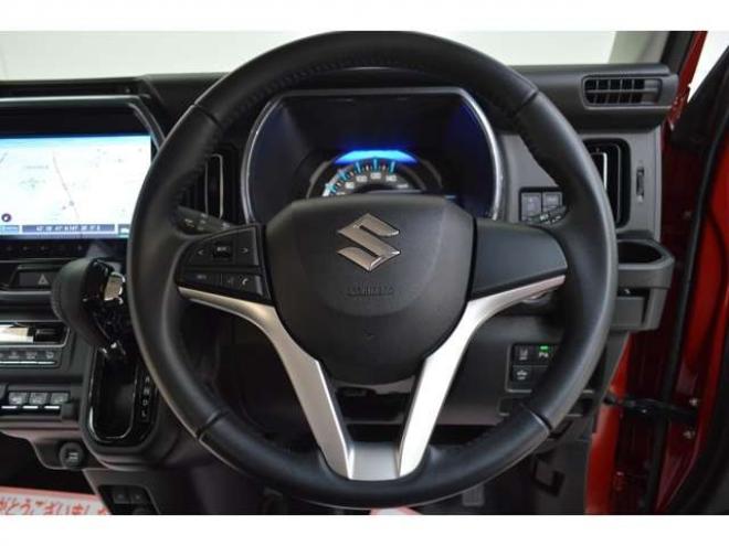 ハスラーJスタイル 4WD　ワンオーナー特別仕様車ハイブリッド4WDセーフティサポート搭載アイドリングストップ全方位モニター付9インチナビTVバックカメラハイビームアシストLEDライト 660