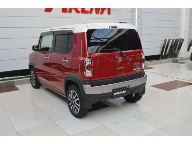 ハスラーJ 4WD　ワンオーナー車Sエネチャージ4WDブラックインテリアパッケージ純正7インチワイドナビTVバックカメラセーフティサポート搭載ハーフレザーシートLEDライト 660