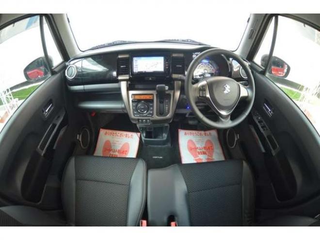 ハスラーJ 4WD　ワンオーナー車Sエネチャージ4WDブラックインテリアパッケージ純正7インチワイドナビTVバックカメラセーフティサポート搭載ハーフレザーシートLEDライト 660