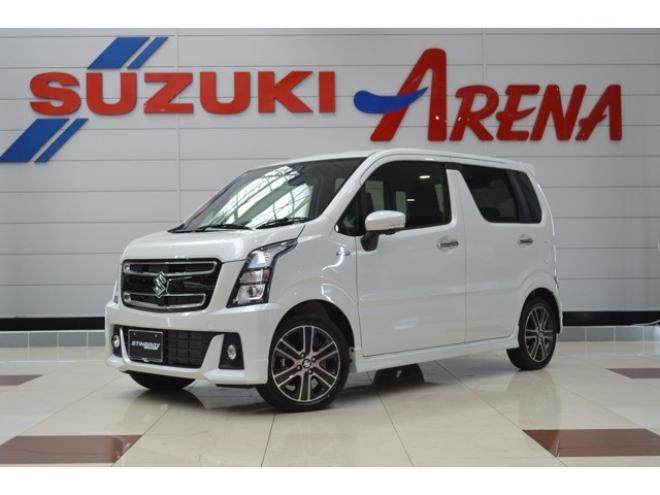 ワゴンRスティングレー ハイブリッド T 4WD　ワンオーナー車ハイブリッド4WDターボセーフティサポート搭載アイドリングストップパドルシフトLEDライトアダプティブクルーズコントロール横滑り防止装置ヘッドアップディスプレイ 660