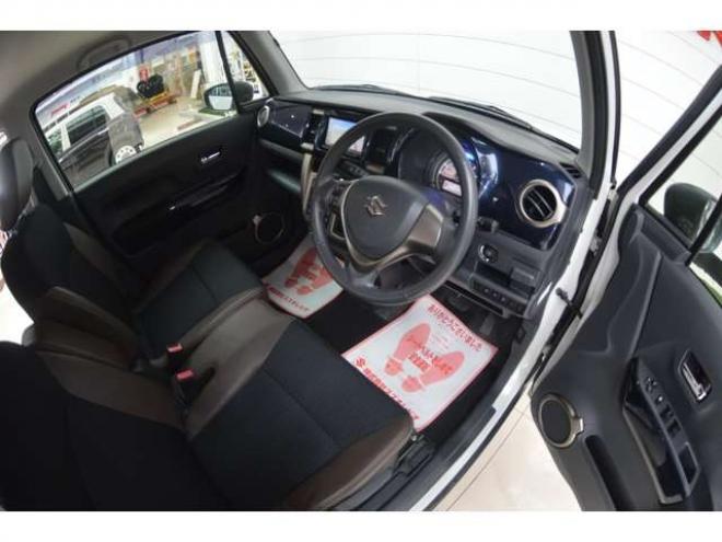 ハスラーJスタイルIII 4WD　ワンオーナー車Sエネチャージ4WDセーフティサポート搭載アイドリングストップ横滑り防止装置7インチワイドナビTVハーフレザーシートヒーターLEDライト 660