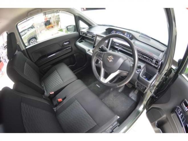 ワゴンRスティングレー ハイブリッド X 4WD　ワンオーナー車ハイブリッド4WDセーフティサポート搭載アイドリングストップ全方位モニター8インチナビTVハイビームアシスト付LEDライトETC横滑り防止装置ヘッドアップディスプレイ 660