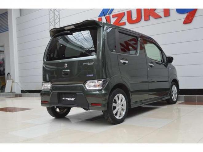 ワゴンRスティングレー ハイブリッド X 4WD　ワンオーナー車ハイブリッド4WDセーフティサポート搭載アイドリングストップ全方位モニター8インチナビTVハイビームアシスト付LEDライトETC横滑り防止装置ヘッドアップディスプレイ 660