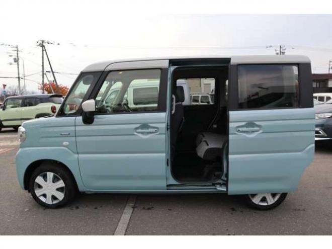 スペーシアハイブリッド X 4WD　純正ナビ　LEDヘッドライト　デュアルセンサーブレーキサポート　横滑り防止装置　両側電動スライドドア 660