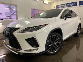 レクサス　ＲＸ４５０ｈ　Ｆスポーツ　本州仕入　寒冷地仕様　純正ムーンルーフ　レクサスセーフティセンス　ヘッドアップディスプレイ　全方位パノラミックビューモニター　純正２０インチＡＷ＋新品夏タイヤ　純正１８ＡＷ＋スタッドレスタイヤ付　リア３面フィルム 4WD 3500 5Dr