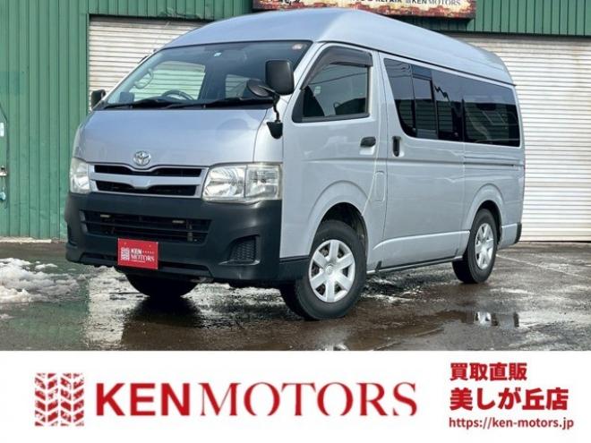 ハイエースバン3.0 DX ロング ハイルーフ ディーゼルターボ 4WD　エアコン　キーレスエントリー　パワステ　パワーウィンドウ　ABS　盗難防止装置　片側スライドドア 3000