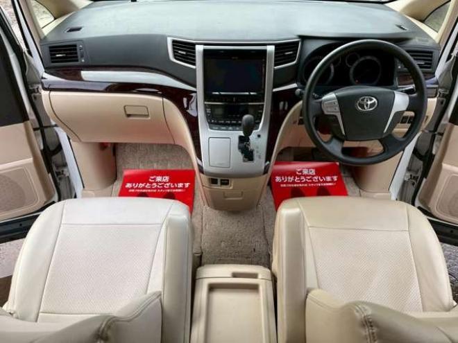 アルファード2.4 240X 4WD　モデリスタエアロ　車高調　ETC　後席モニター　両側電動スライドドア　社外エンジンスターター　パワステ　パワーウィンドウ　純正ナビ　純正アルミ　バックカメラ　キーレスエントリー　3列シート　ABS 2400