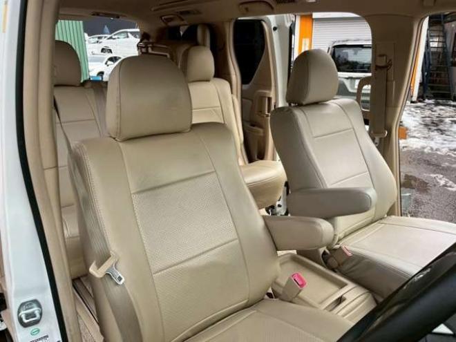 アルファード2.4 240X 4WD　モデリスタエアロ　車高調　ETC　後席モニター　両側電動スライドドア　社外エンジンスターター　パワステ　パワーウィンドウ　純正ナビ　純正アルミ　バックカメラ　キーレスエントリー　3列シート　ABS 2400