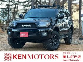 ハイラックスサーフ　2.7 SSR-X 4WD　社外地デジナビ　バックカメラ　ウーハー　ドライブレコーダー　ルーフキャリア　ETC　オールテレーンタイヤ　リフトアップ　サンルーフ　社外アルミホイール　ABS　パワーウィンドウ　パワステ　社外グリル 2700