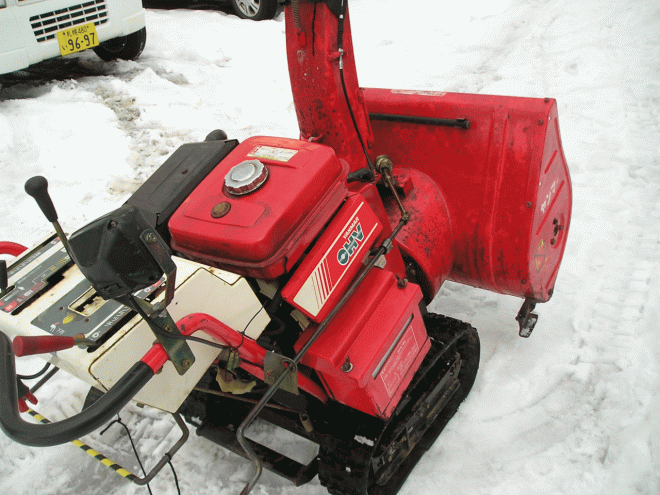 除雪機ヤンマー８馬力除雪機　ＹＳＲ－8Ｈ　整備済みバッテリー新品交換済み