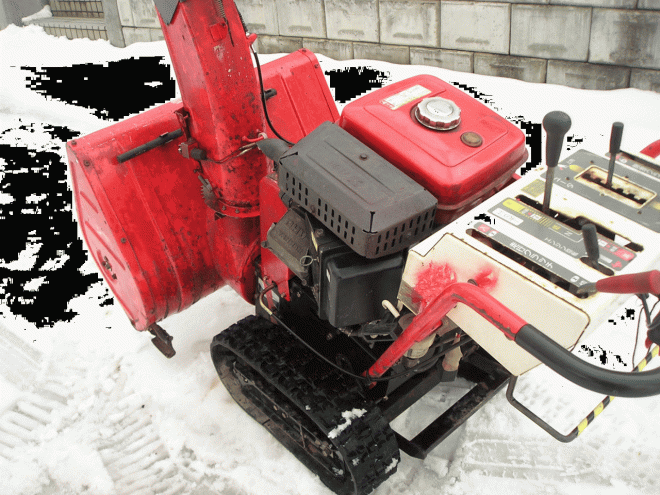 除雪機ヤンマー８馬力除雪機　ＹＳＲ－8Ｈ　整備済みバッテリー新品交換済み