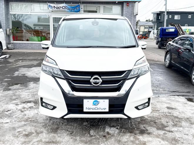 セレナ2.0ハイウェイスター 4WD ローンが不安な方＜優遇ローン＞ 4WD 2000 5Dr　本州仕入 寒冷地仕様 ユーザー買取車　インテリジェントルームミラー　プロパイロット　ハンズフリーパワスラ　両側パワスラ　電動パーキング　ドラレコ　アラウンドビューモニター　ETC