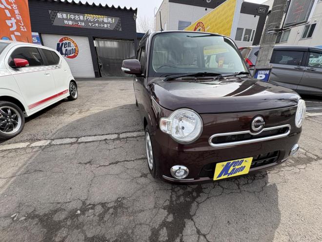 ミラココアMIRA 4WD COCOA+G　低走行　寒冷地仕様　地デジナビバッカメラ付　スマートキー　フォグランプ　アイドリングストップ　バイザー　全磨き済み　エンジンオイル交換　オイルエレメント交換 4WD 660 5Dr