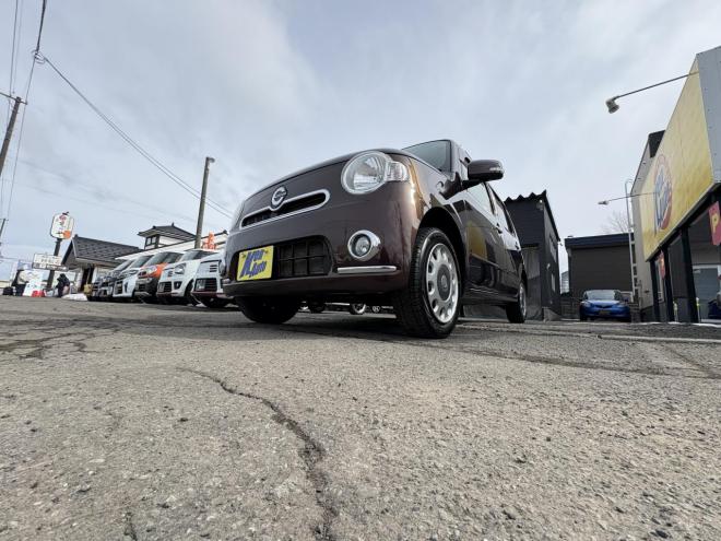 ミラココアMIRA 4WD COCOA+G　低走行　寒冷地仕様　地デジナビバッカメラ付　スマートキー　フォグランプ　アイドリングストップ　バイザー　全磨き済み　エンジンオイル交換　オイルエレメント交換 4WD 660 5Dr