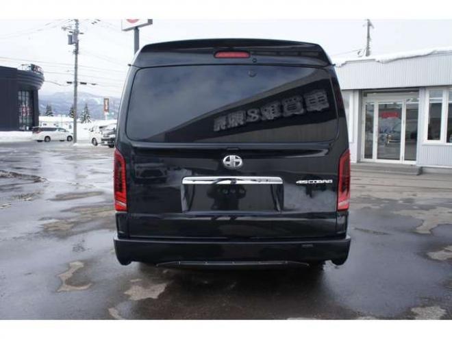 ハイエース2.7 GL ロング ファインテックツアラー 4WD　415COBRA　ファントムヘッドライトシステム&フェイスリフトキット&F/S/R/ルーフスポ/ボンネット/プレステージテールランプ&新作バッドラッカーHP-6　18インチAW　TOYO　H30　225/50R18 2700