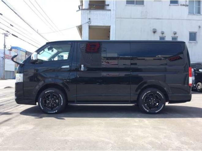 ハイエースバン2.8 スーパーGL ロング ディーゼルターボ 4WD　寒冷地仕様　リアヒーター&リアクーラー　プッシュスタート　スマートキー　ステアリングスイッチ　ベッドキッド　LEDヘッドライト　ドライブレコーダー　メモリナビ　ワンセグTV　バックカメラ　電動格納ミラー 2800