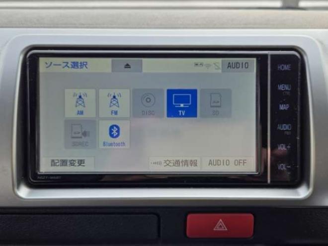 ハイエースバン2.8 スーパーGL ロング ディーゼルターボ 4WD　リアヒーター&クーラー　プッシュスタート　スマートキー　LEDヘッド　ベッドキッド　横滑り防止　衝突被害軽減　車線逸脱　トヨタ純正ナビ　フルセグTV　Bluetooth　バックカメラ　トヨタ純正リアモニター　ETC 2800