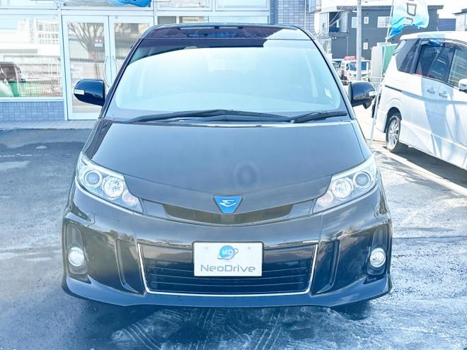 エスティマハイブリッドハイブリッド2.4アエラス プレミアムED 4WD　ローンが不安な方＜優遇ローン＞　本州仕入　ナビTV　純正8型ナビ　後席モニター 4WD 2400 5Dr