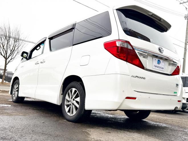 アルファードハイブリッドハイブリッド2.4SR 4WD　ローンが不安な方＜優遇ローン＞　本州仕入 ダブルサンルーフ　純正SDナビTV　両側パワースライド 4WD 2400 5Dr