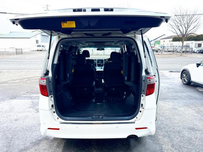 アルファードハイブリッドハイブリッド2.4SR 4WD　ローンが不安な方＜優遇ローン＞　本州仕入 ダブルサンルーフ　純正SDナビTV　両側パワースライド 4WD 2400 5Dr