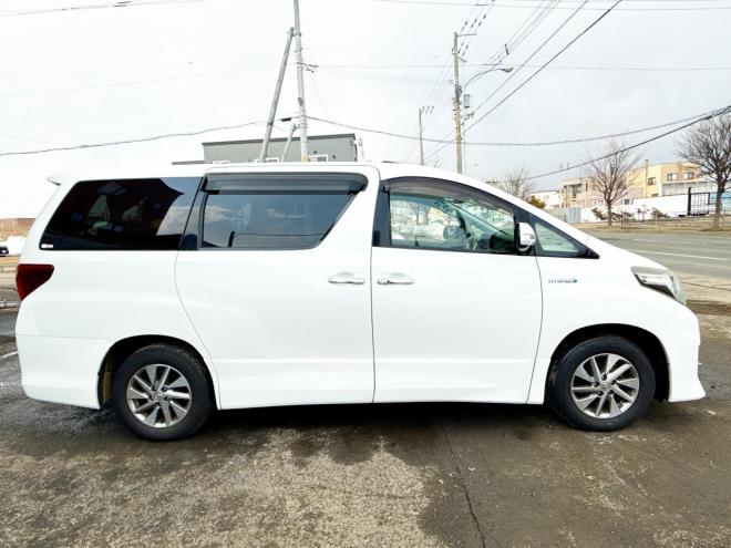 アルファードハイブリッドハイブリッド2.4SR 4WD　ローンが不安な方＜優遇ローン＞　本州仕入 ダブルサンルーフ　純正SDナビTV　両側パワースライド 4WD 2400 5Dr