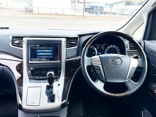 アルファードハイブリッドハイブリッド2.4SR 4WD　ローンが不安な方＜優遇ローン＞　本州仕入 ダブルサンルーフ　純正SDナビTV　両側パワースライド 4WD 2400 5Dr