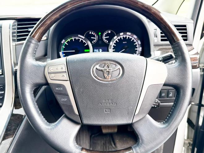 アルファードハイブリッドハイブリッド2.4SR 4WD　ローンが不安な方＜優遇ローン＞　本州仕入 ダブルサンルーフ　純正SDナビTV　両側パワースライド 4WD 2400 5Dr